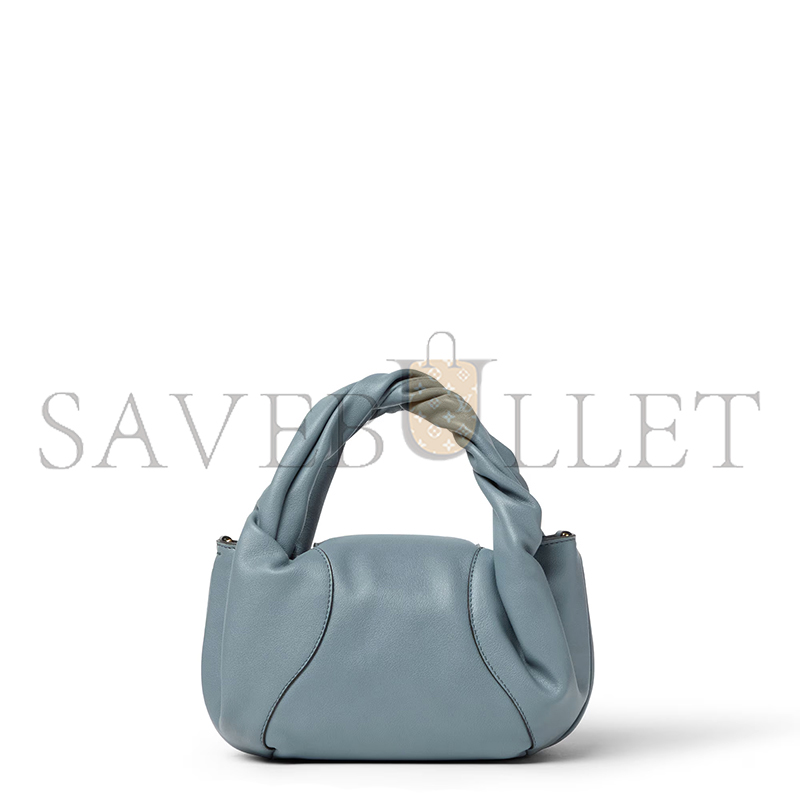 FENDI SPY MINI MERCURY BLUE LEATHER MINI-BAG ‎8BS110AYCTF1UJC (15*12.5*11cm)